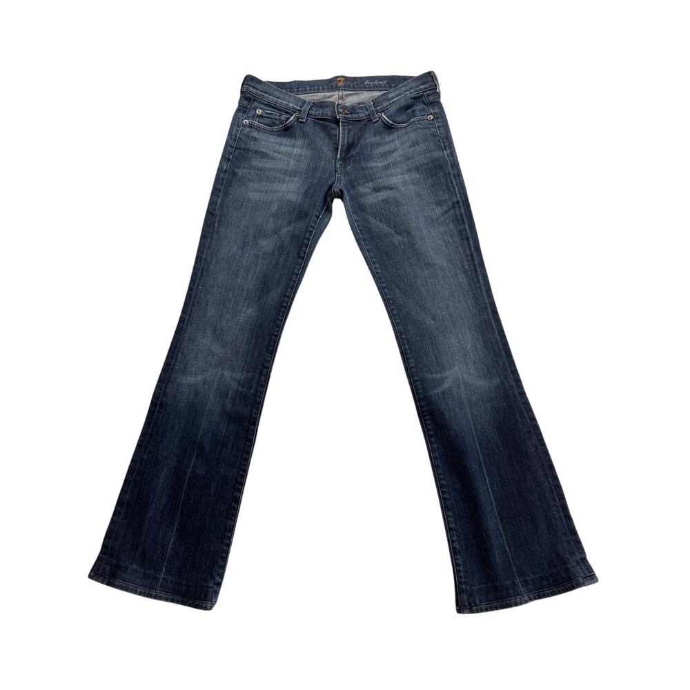 Vintage Y2K 7 For All Mankind Low Rise Bootcut Jeans Size 29